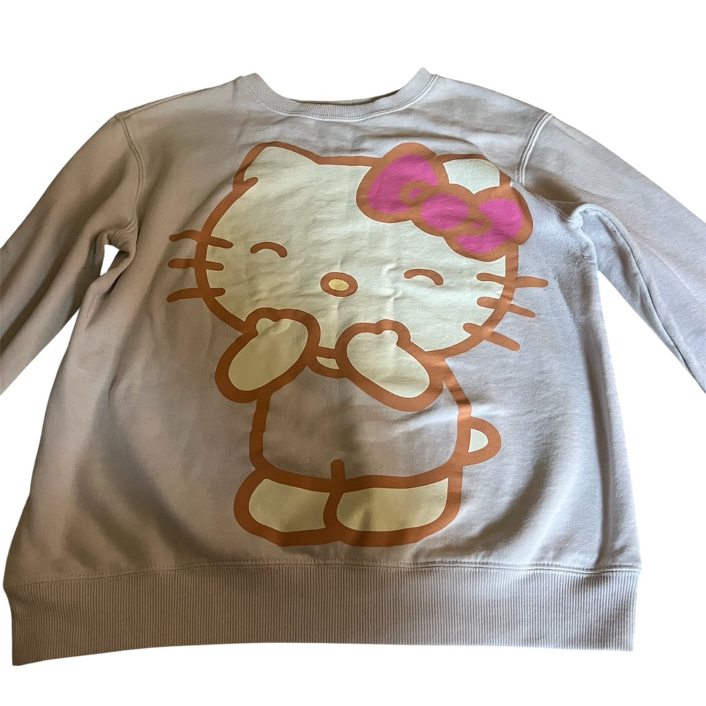 Love Tribe Hello Kitty Cream Sweatshirt
